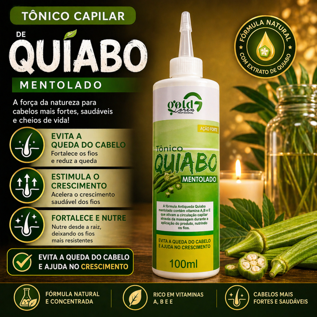 Tônico de quiabo mentolado 