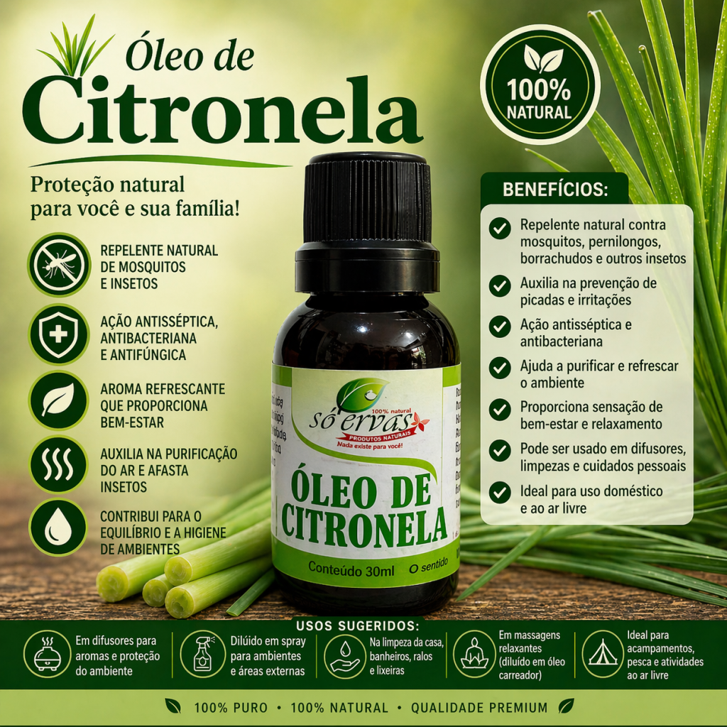 Óleo de citronela 