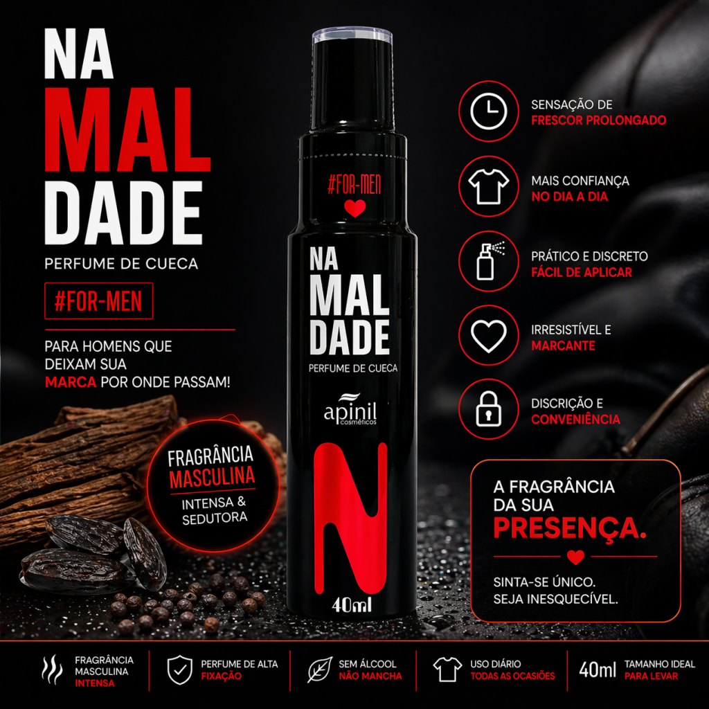 Perfume de cueca na maldade