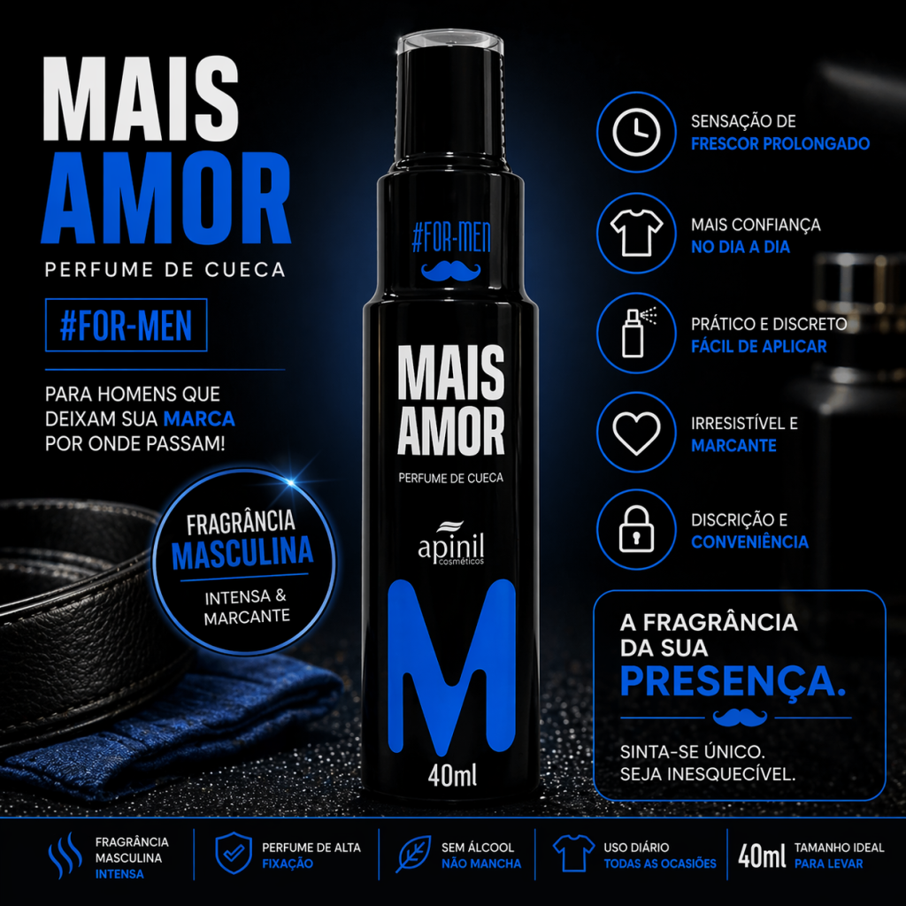 Perfume de cueca mais amor 
