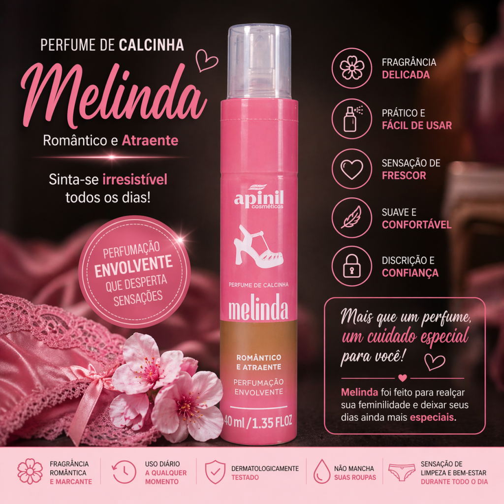 Perfume de calcinha melinda 