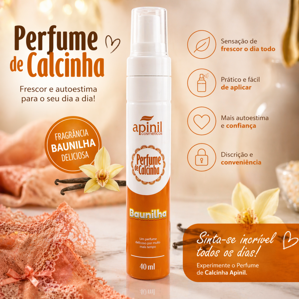 Perfume de calcinha baunilha 
