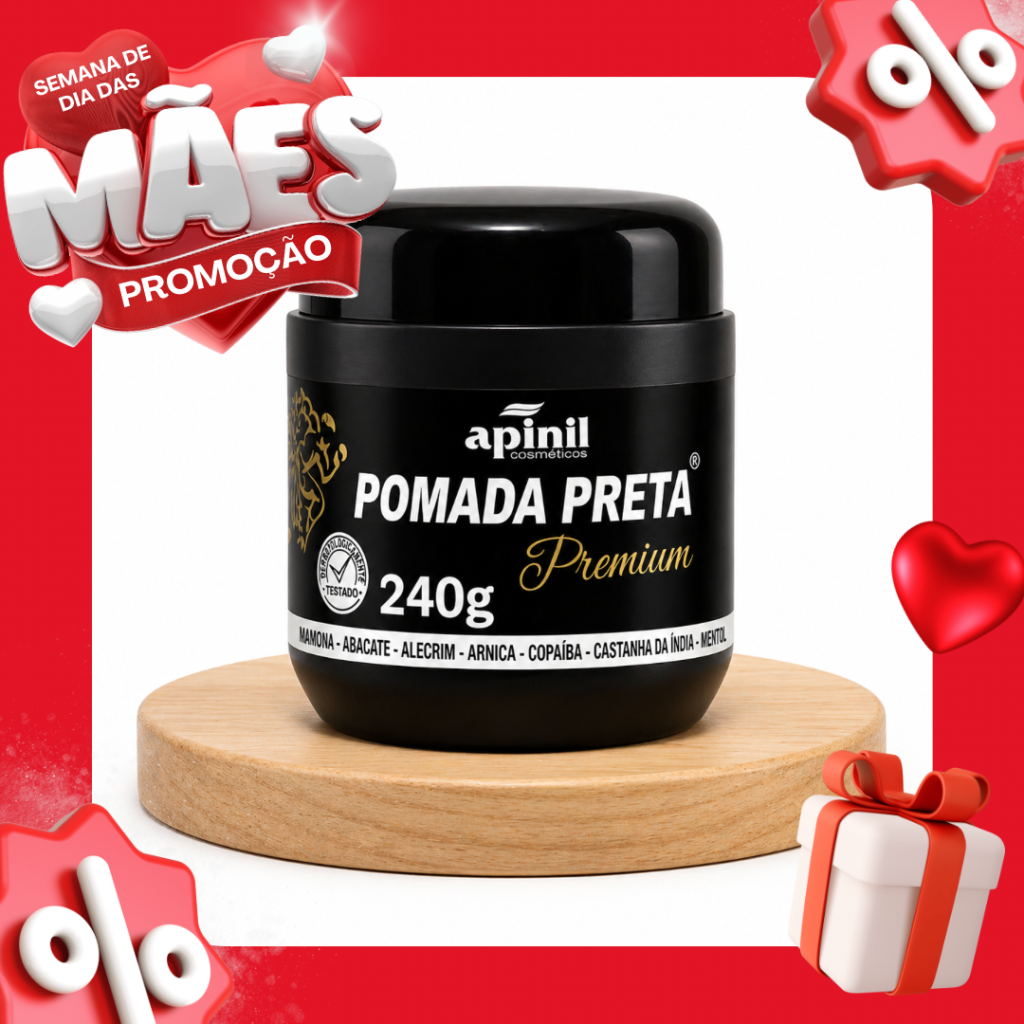 Gel pomada preta 