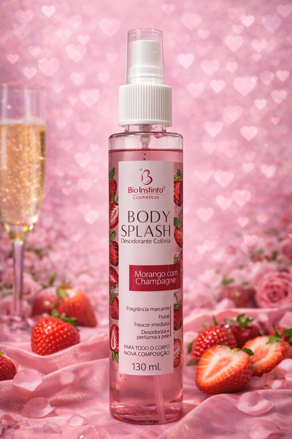 Body splash morango 