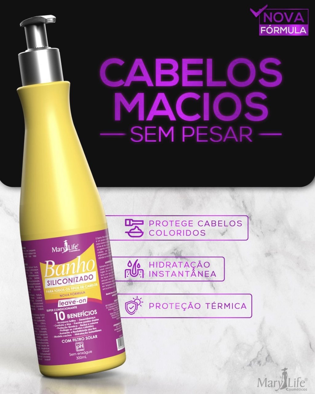 Creme Banho siliconizado 