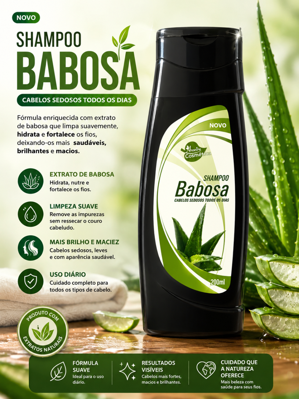 Shampoo de babosa 