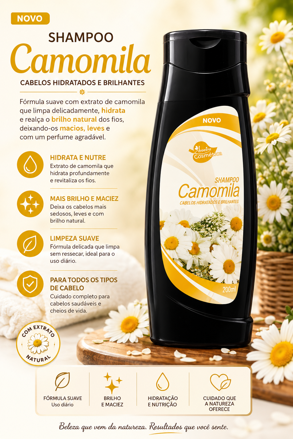 Shampoo de camomila
