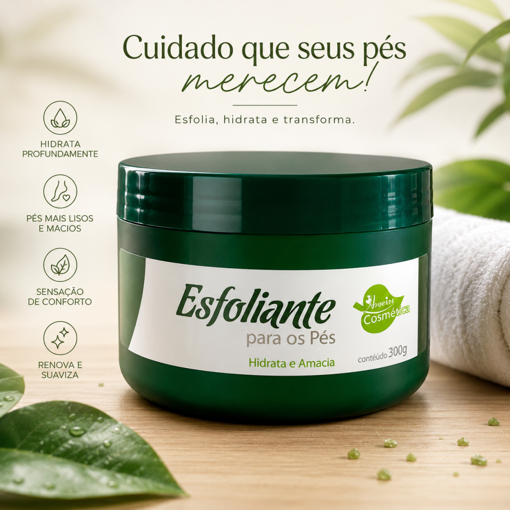 Esfoliante para os pés 