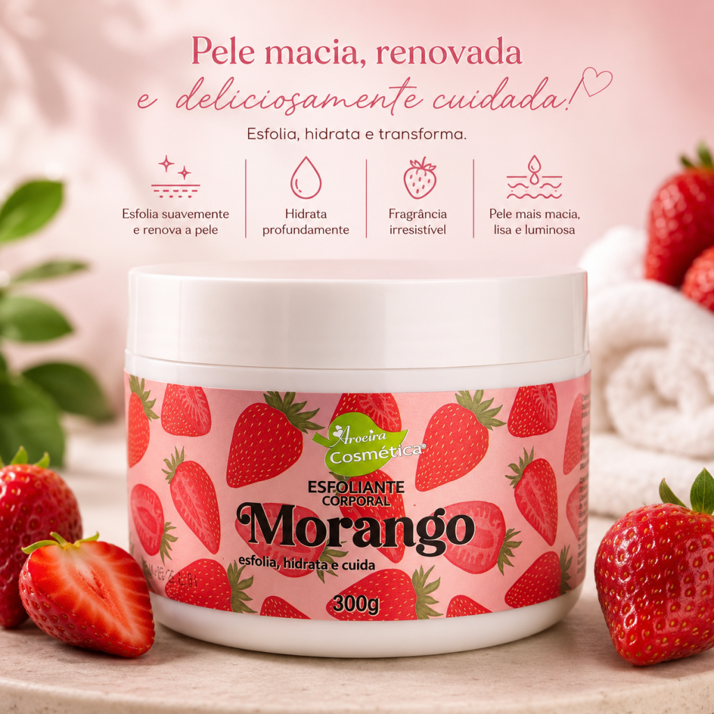 Esfoliante de morango 