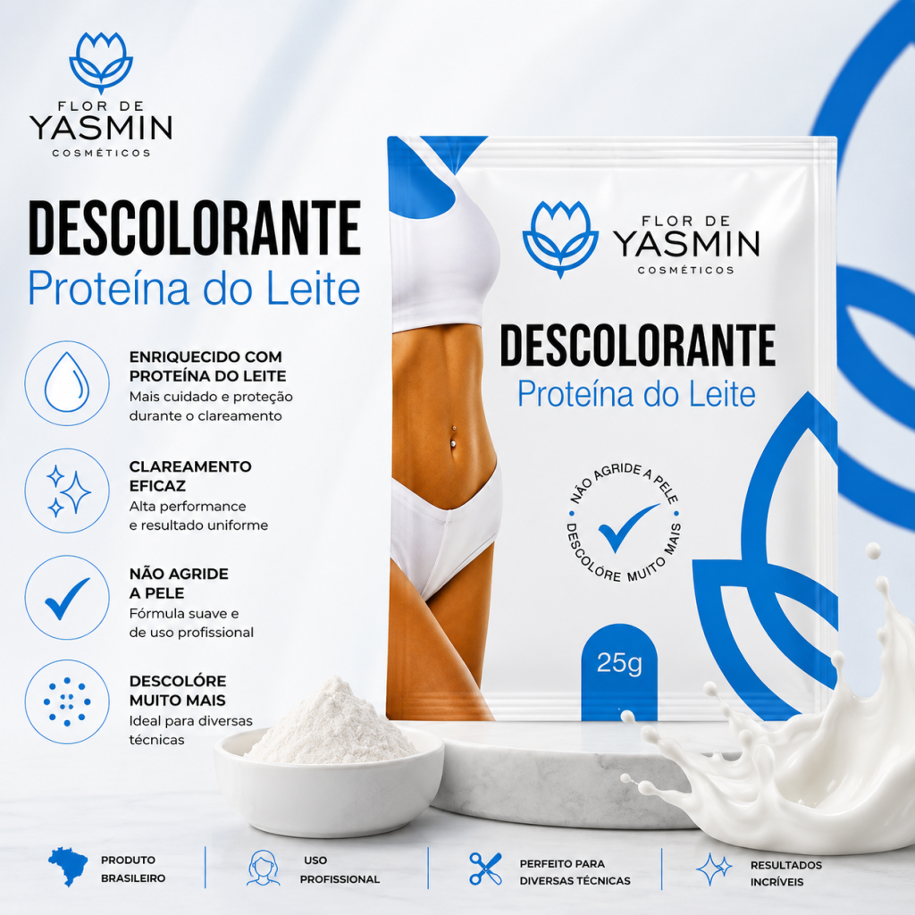 Descolorante proteínas do leite 