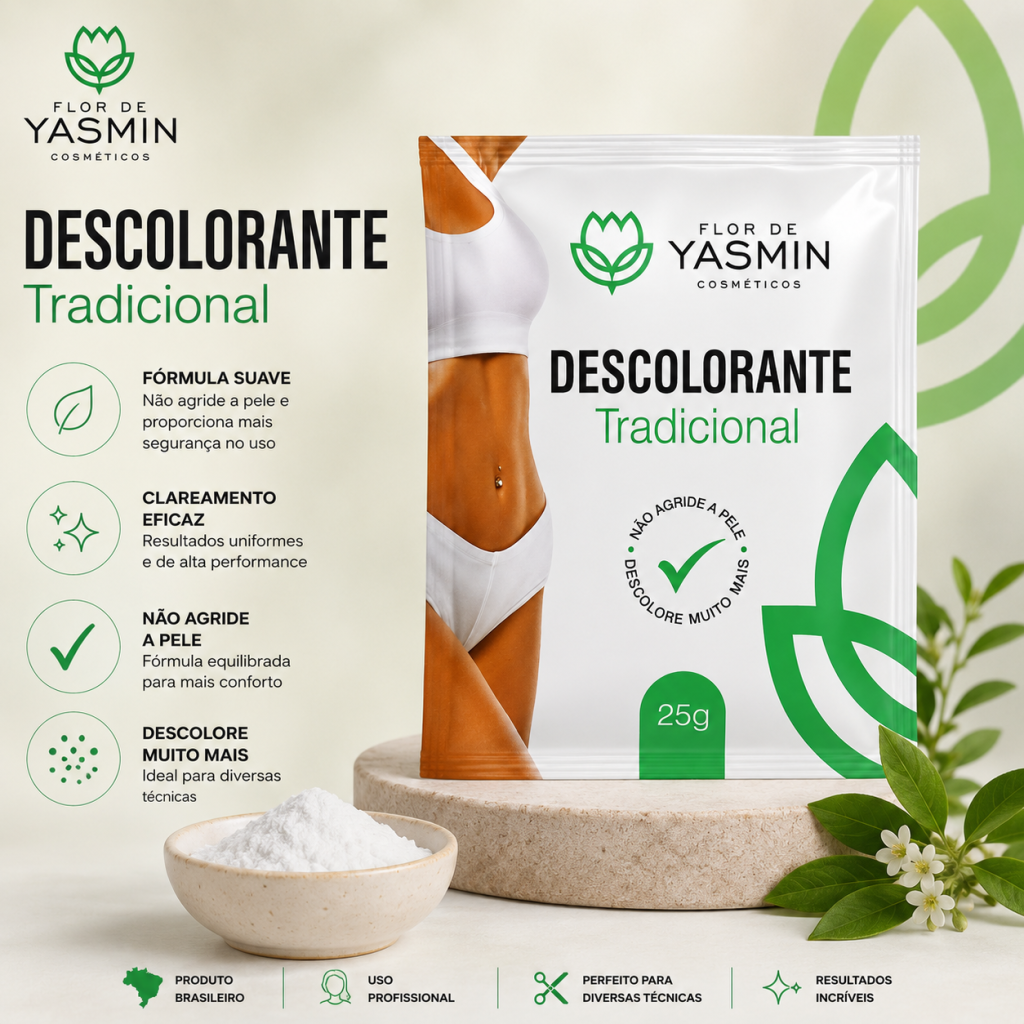 Pó descolorante tradicional 