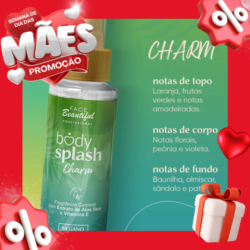 Body splash charm