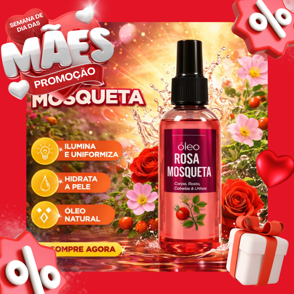 Óleo de rosa mosqueta 