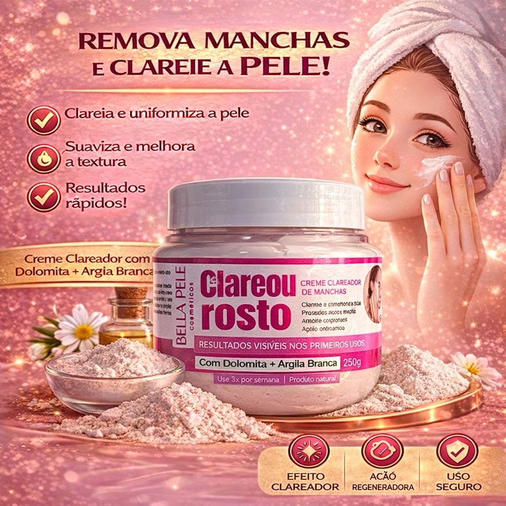 Clareador de rosto 