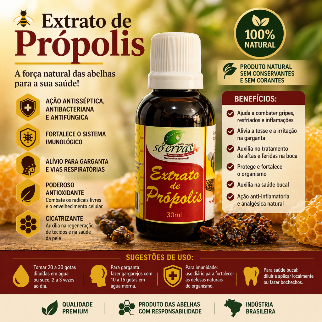 Extrato de própolis