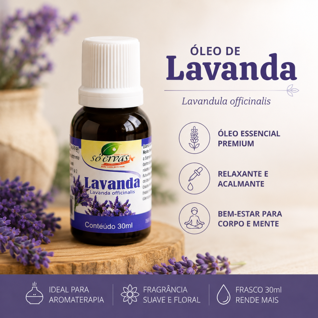 Óleo de lavanda 