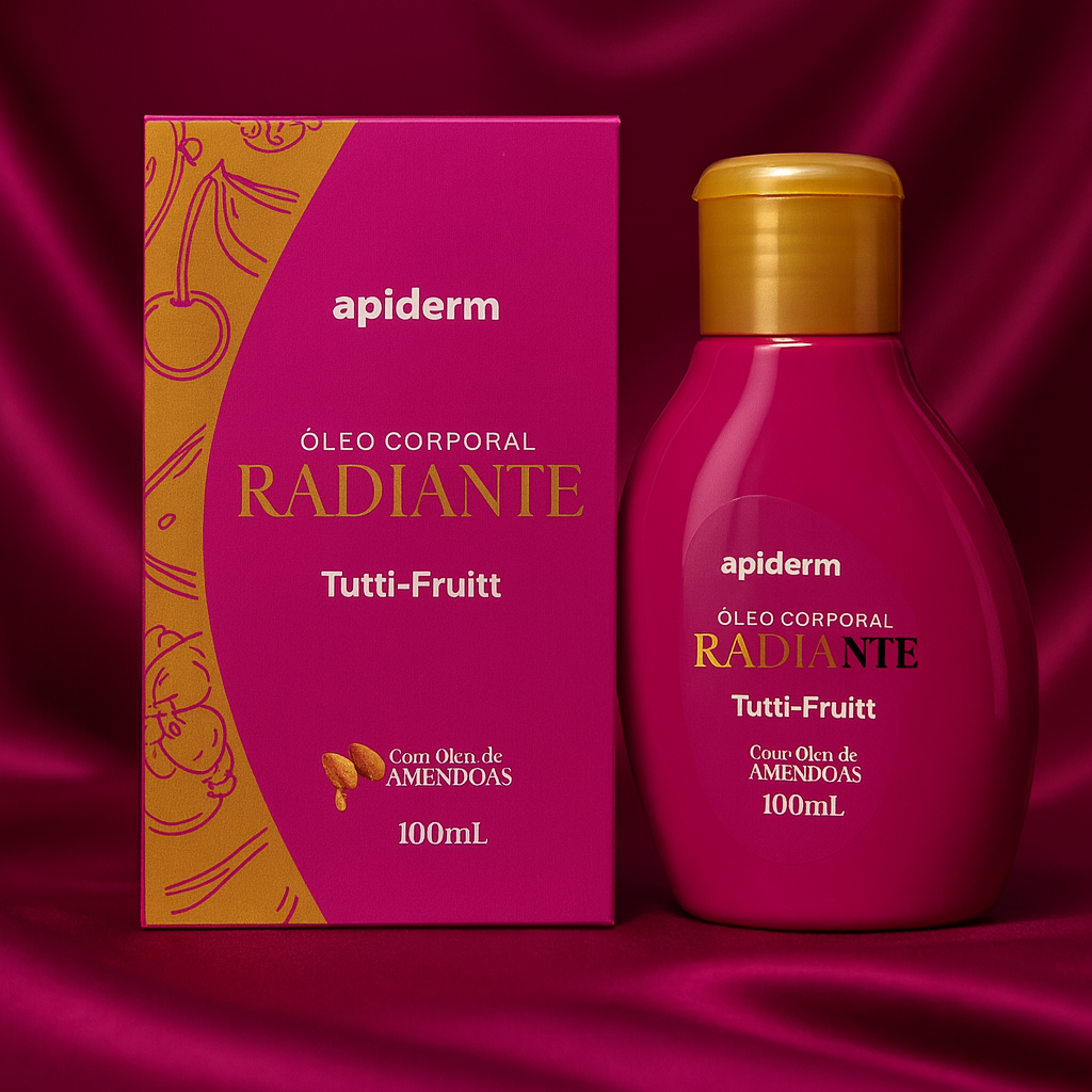 Óleo corporal radiante 
