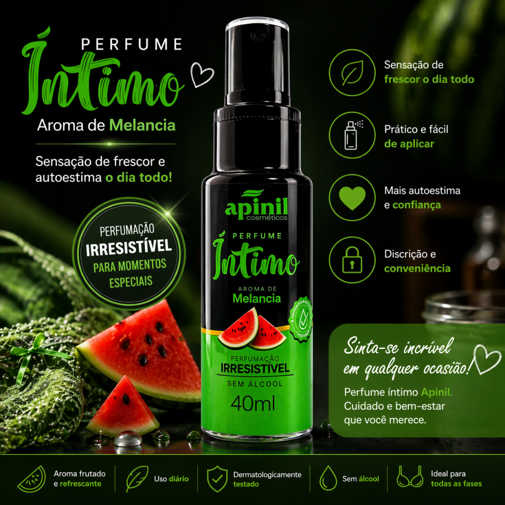 Perfume íntimo de melancia 