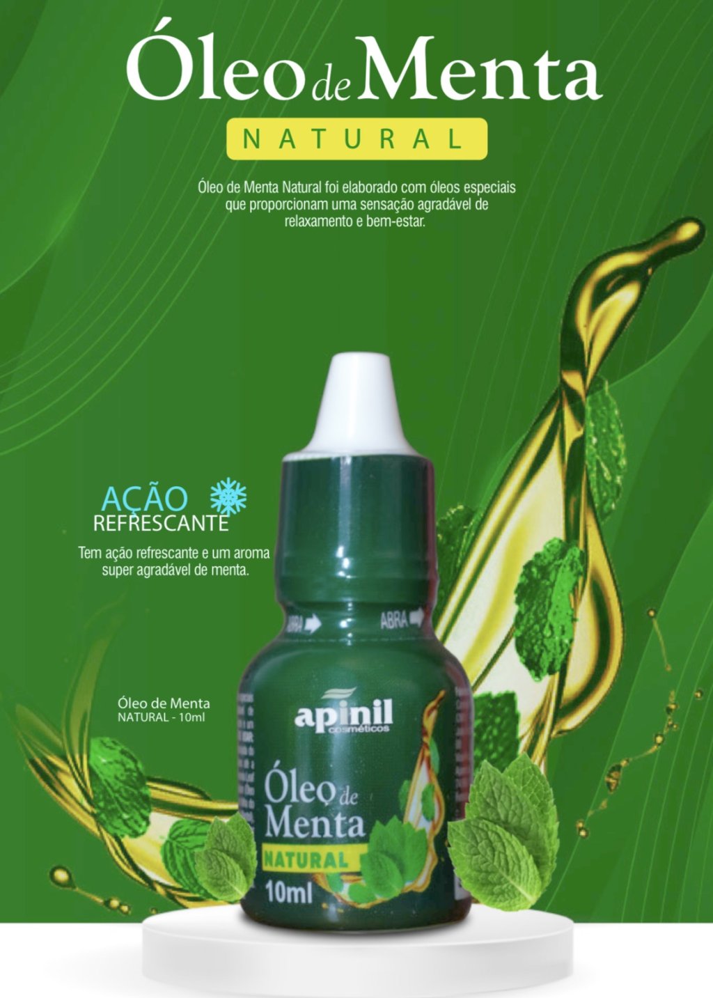 Óleo de menta 