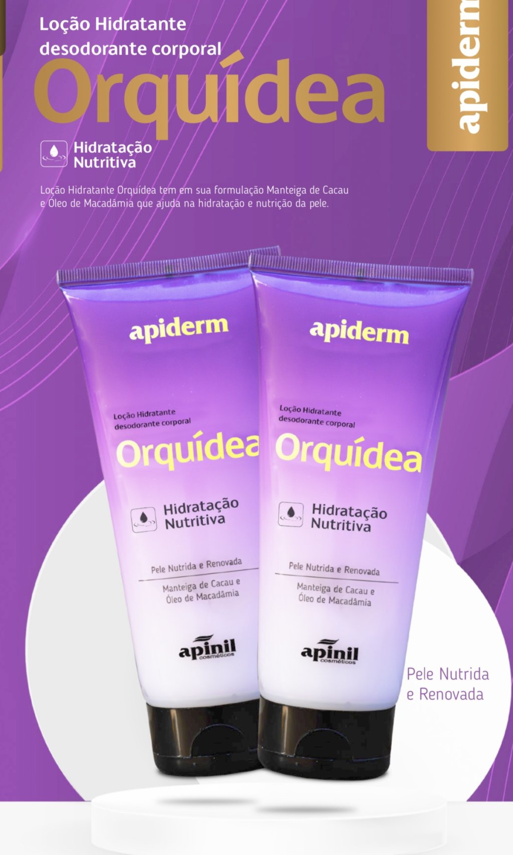 Hidratante de orquídea 