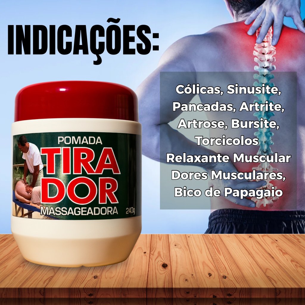 Gel massageador tira dor