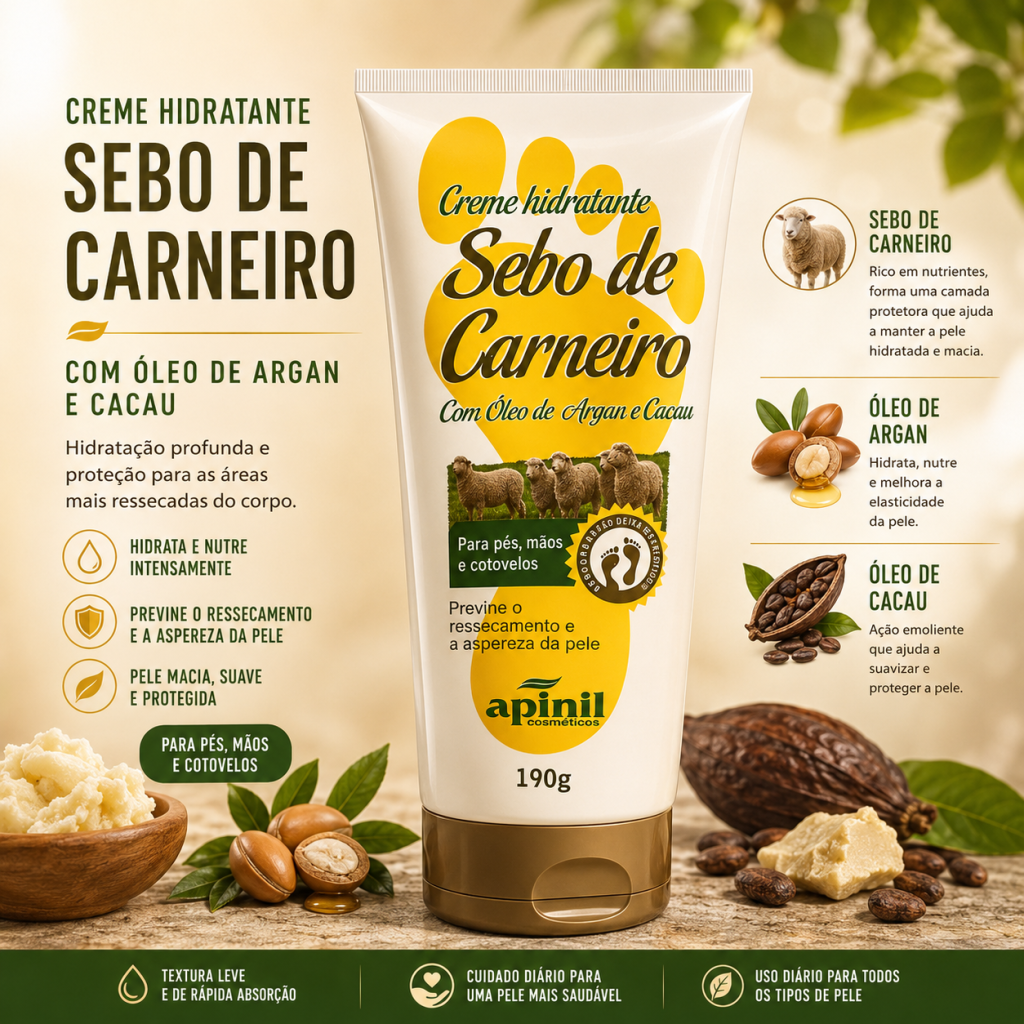 Sebo de Carneiro bisnaga 
