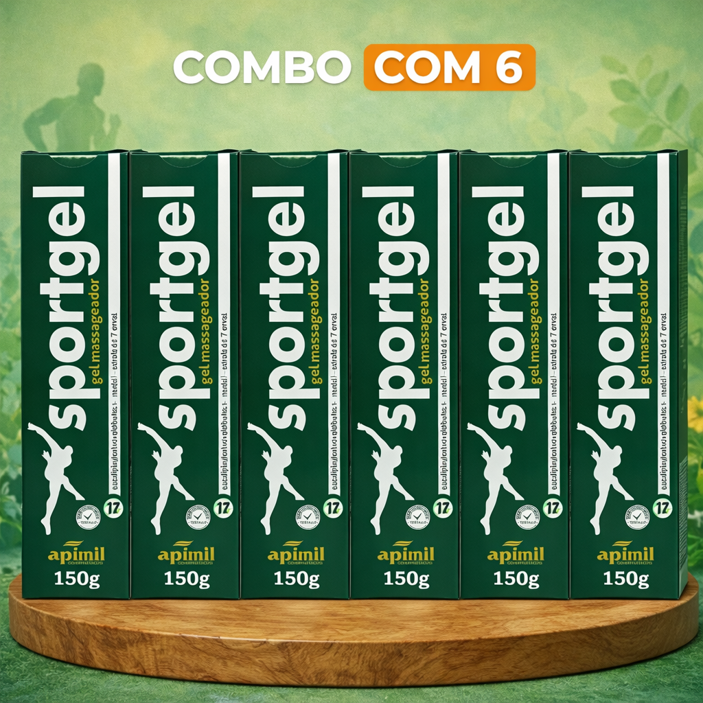 Combo 6 gel massageador Sport gel 