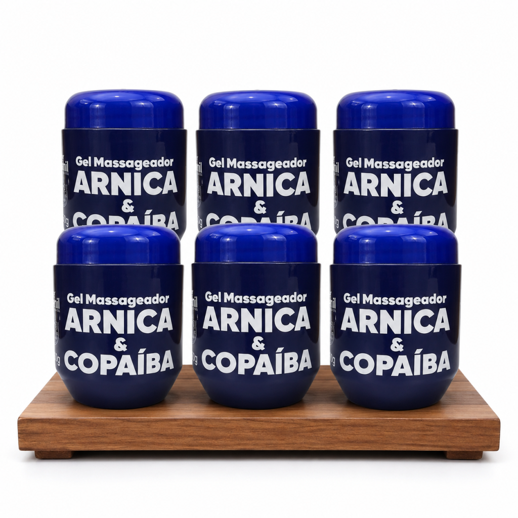 Combo 6 gel massageador de arnica 