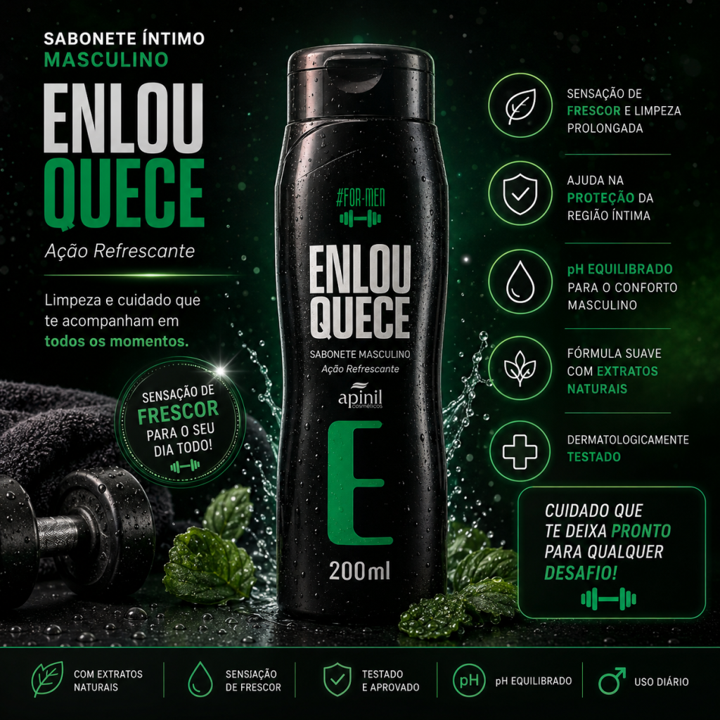 Sabonete masculino enlouquece 