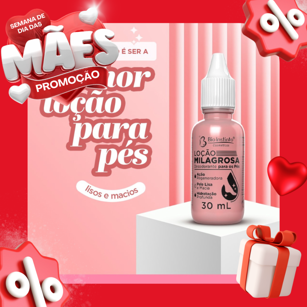 Loção milagrosa para os pés 