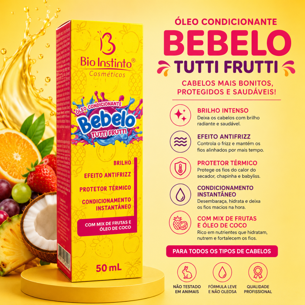 Óleo capilar tutti fruti