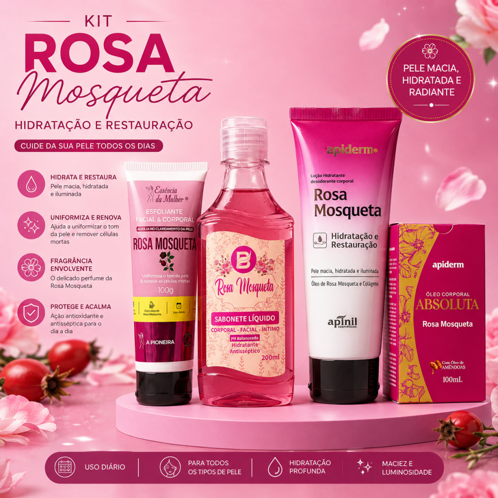 Combo corporal rosa mosqueta 