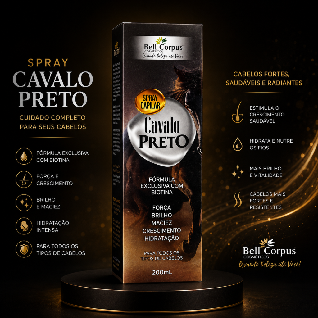 Spray cavalo preto