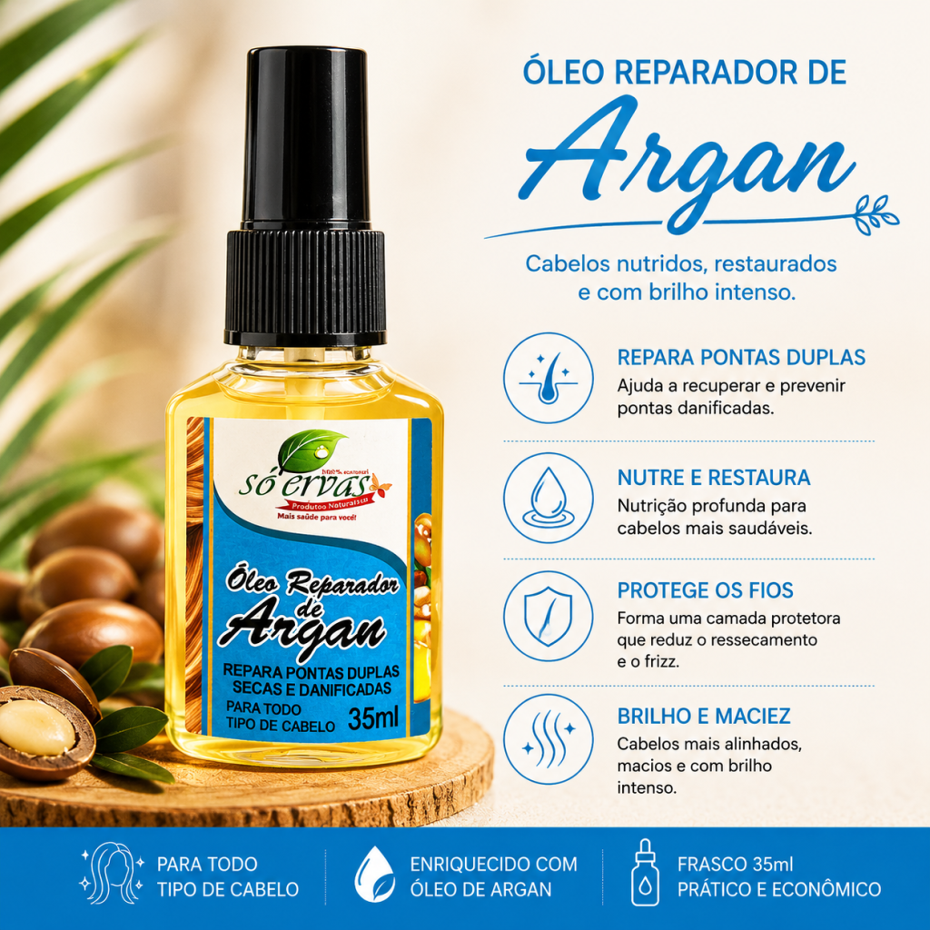 Reparador óleo de Argan 
