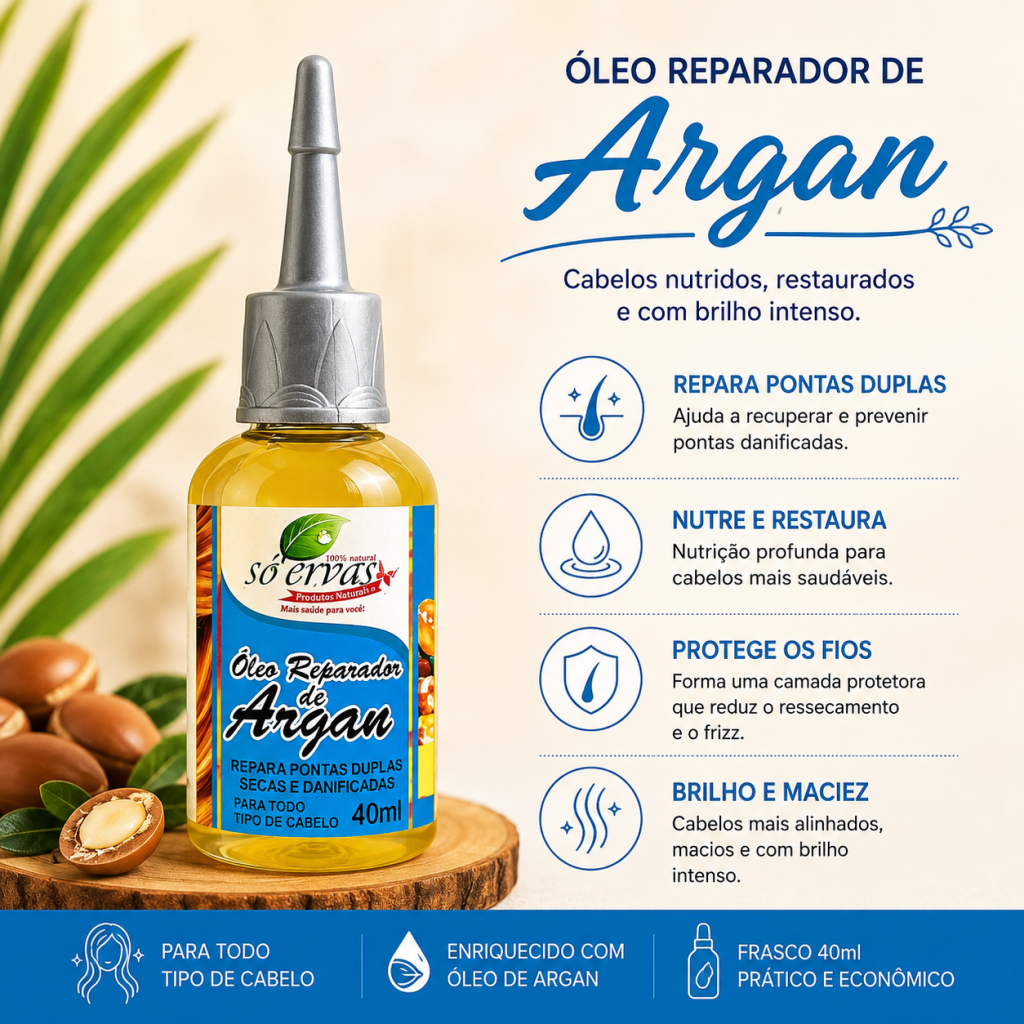 Óleo reparador de argan
