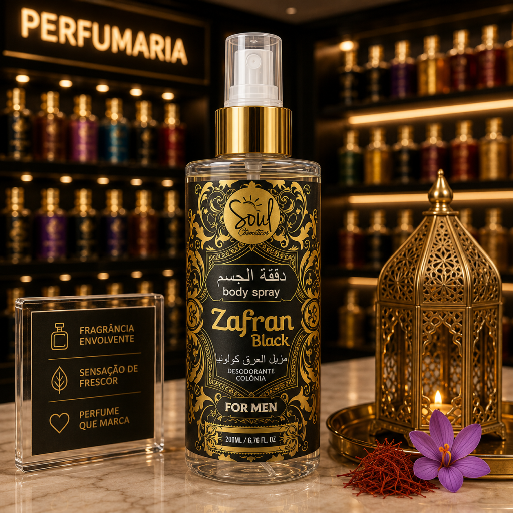 Body splash Zafran black