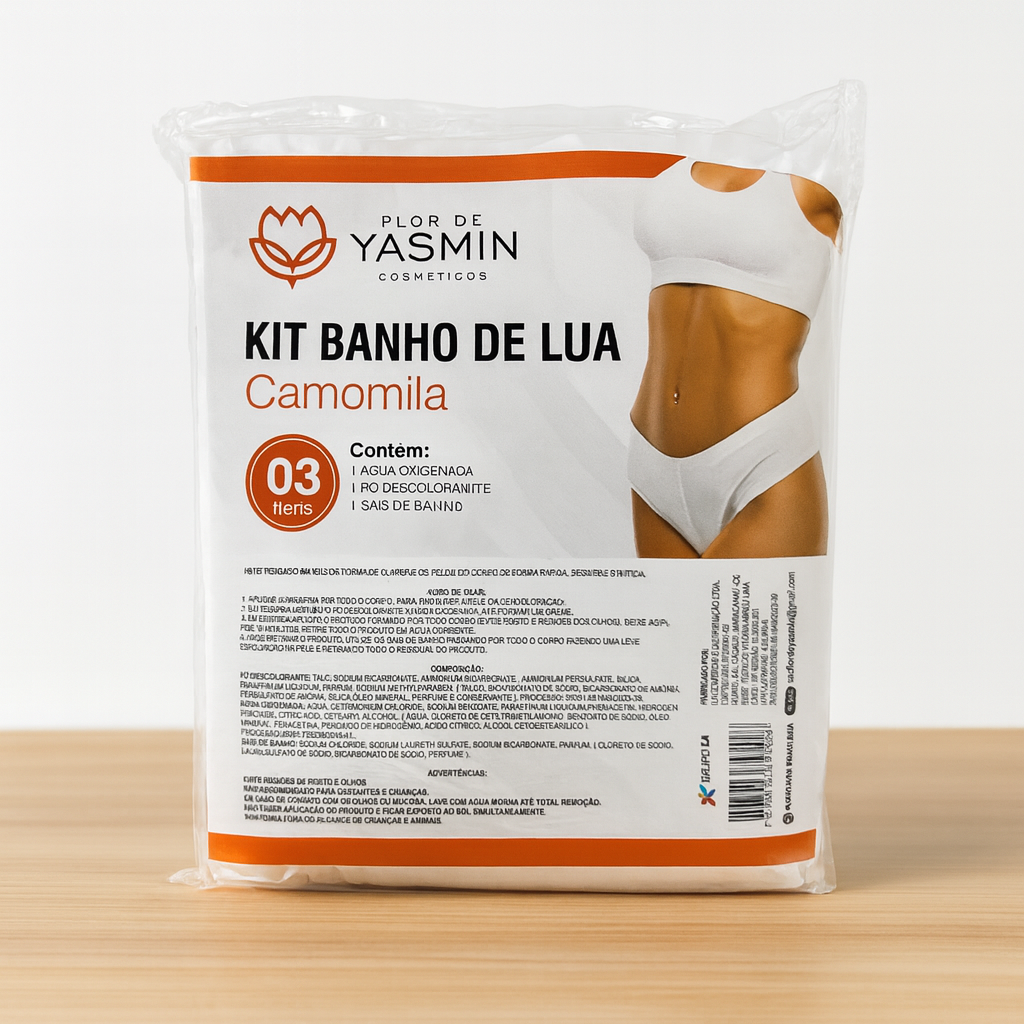 Banho de lua camomila 3pçs