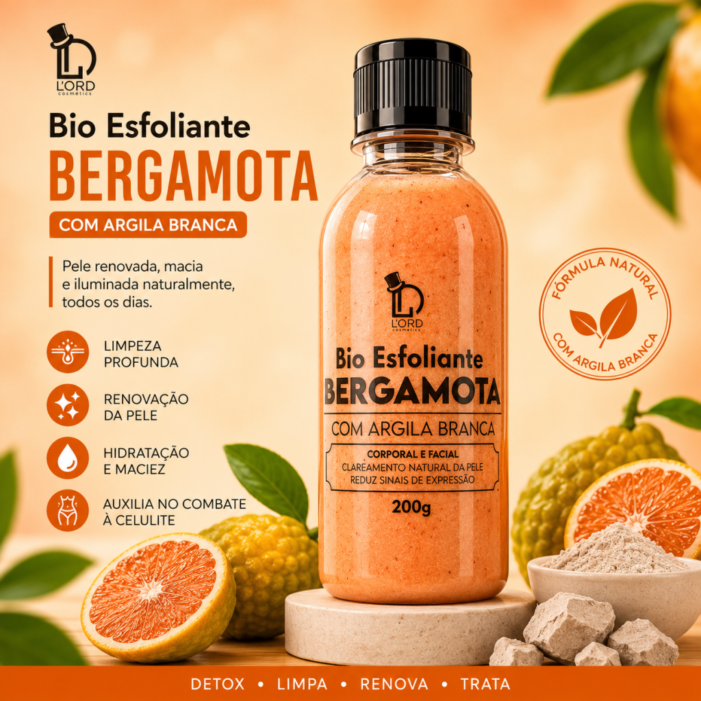 Esfoliante de bergamota 