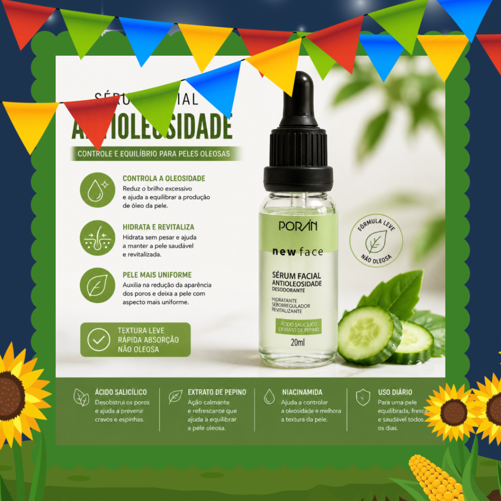 Serum facial antioleosidade 