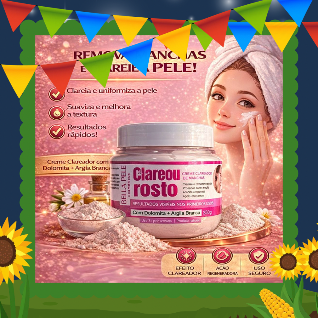 Clareador de manchas facial