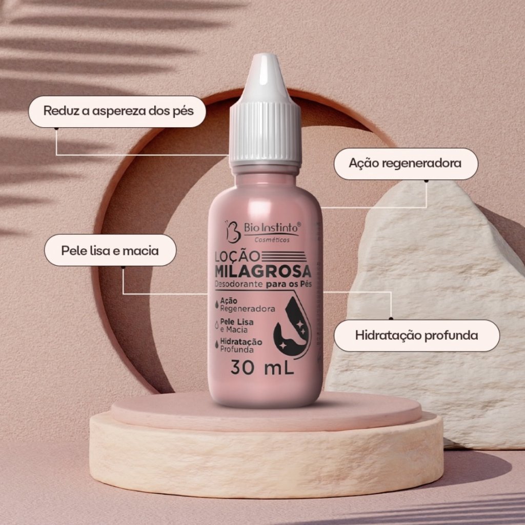 Loção milagrosa para os pés 