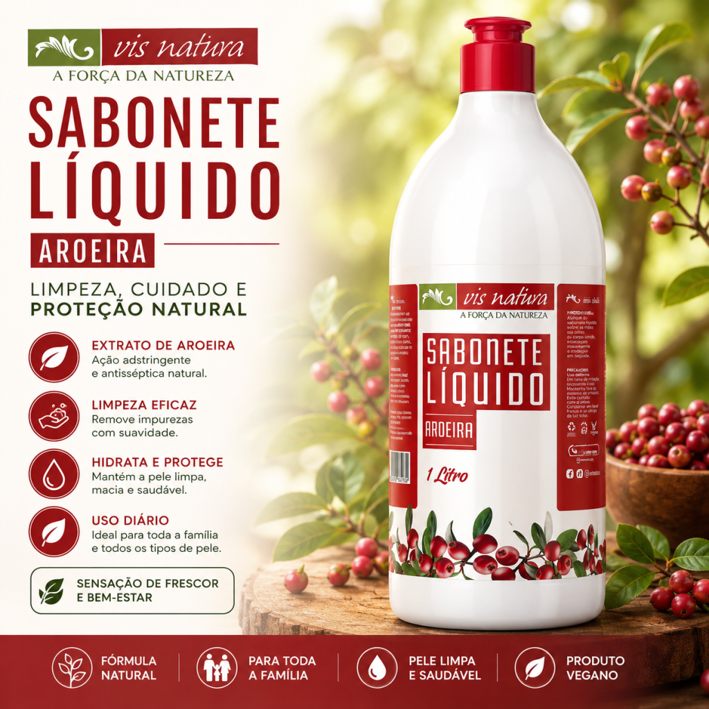 Sabonete de aroeira 1L