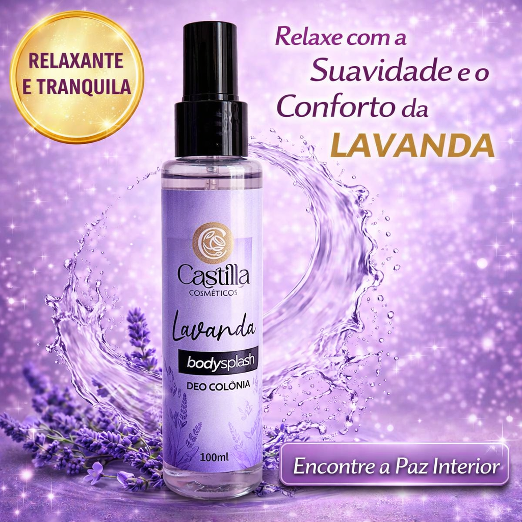 Body splash de lavanda