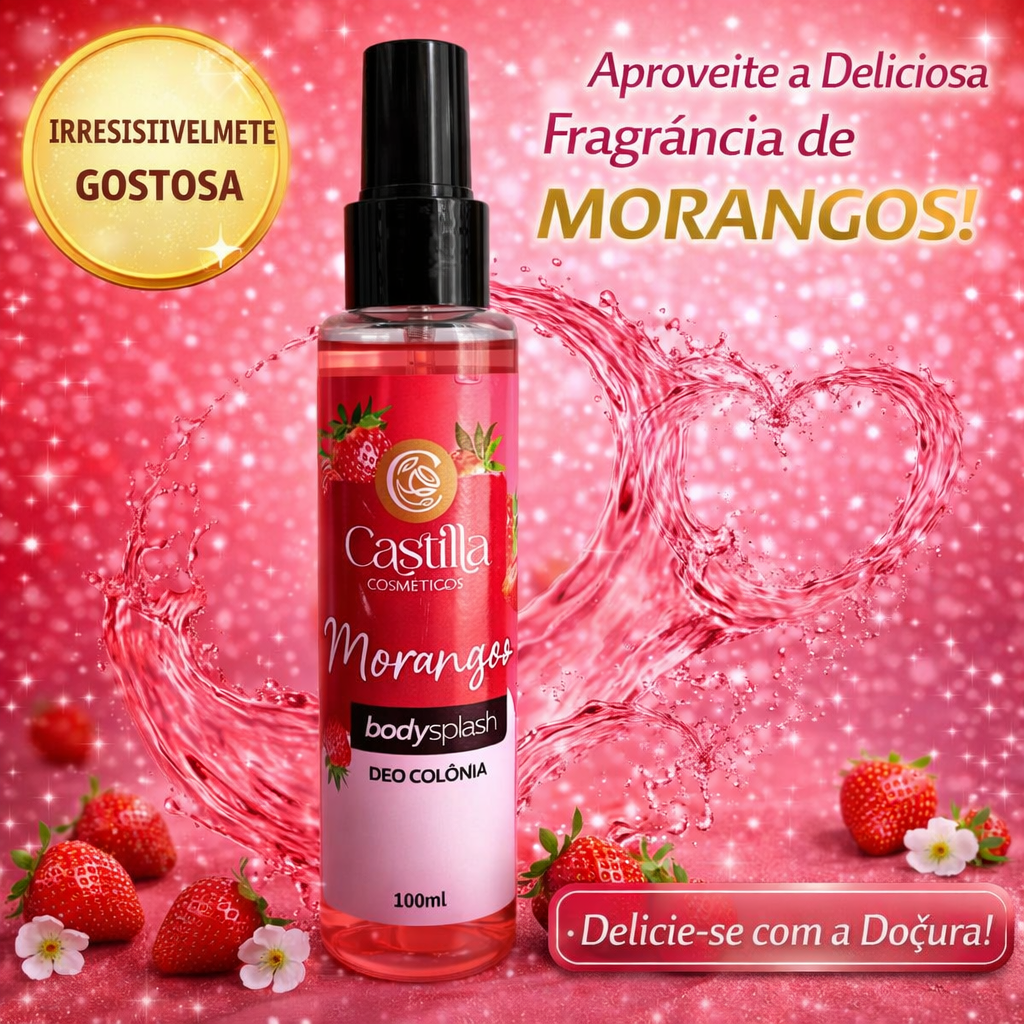 Body splash de morango 