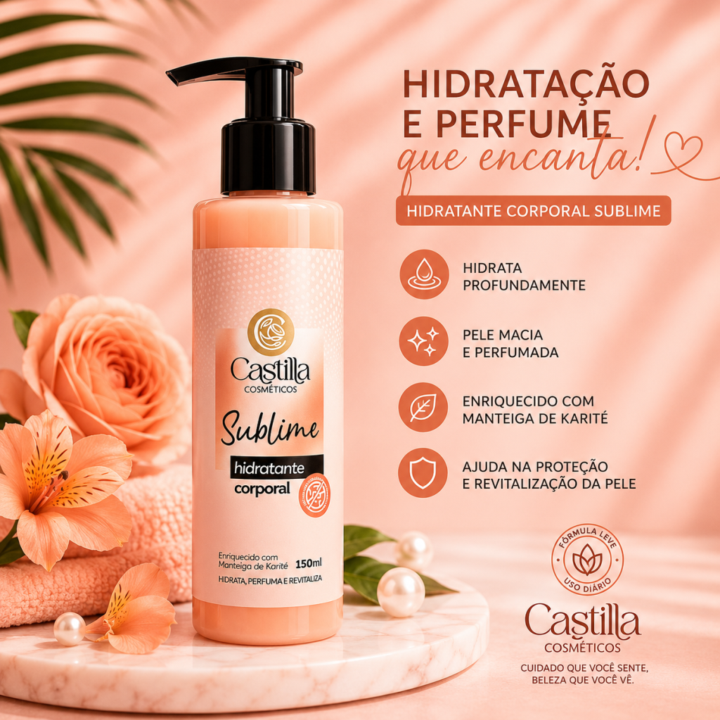 Hidratante corporal sublime 