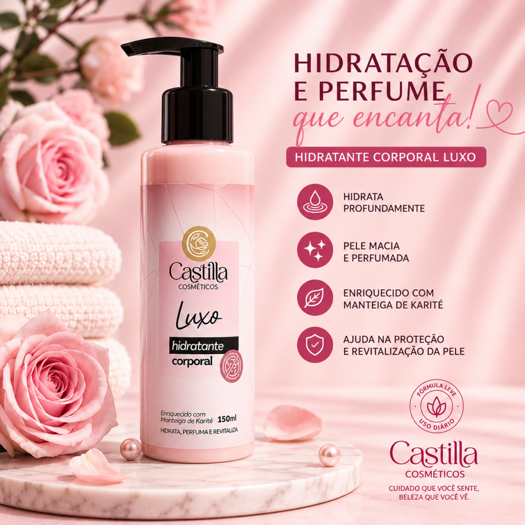 Hidratante corporal luxo