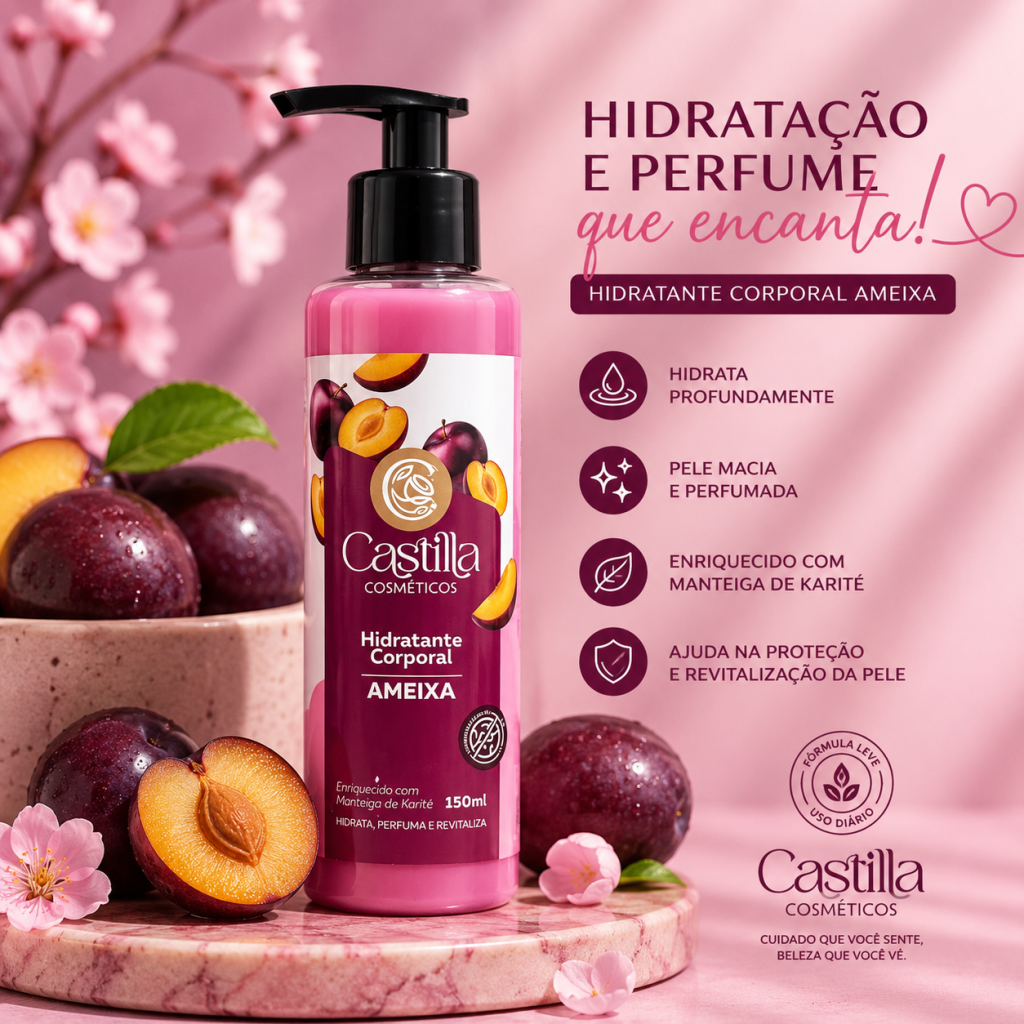 Hidratante corporal de ameixa 