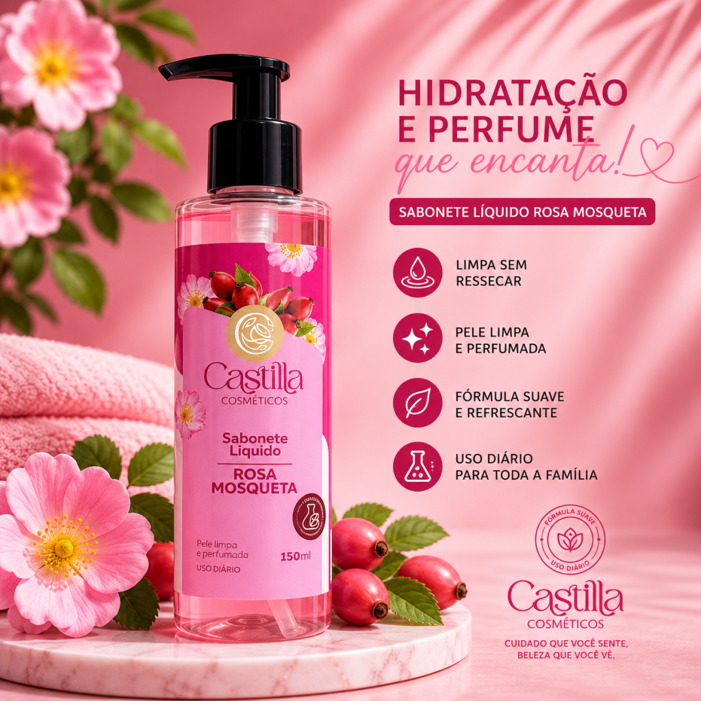 Sabonete rosa mosqueta