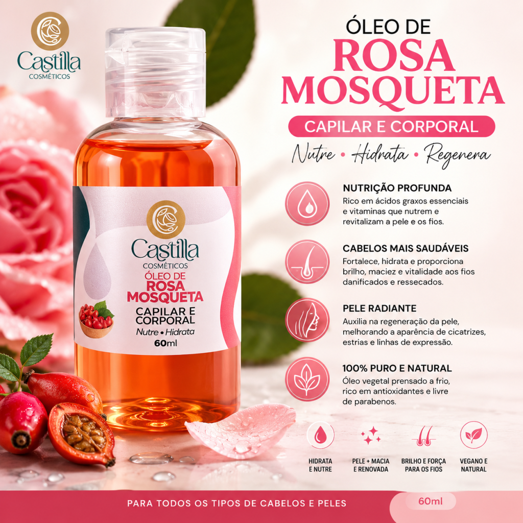 Óleo de rosa mosqueta 
