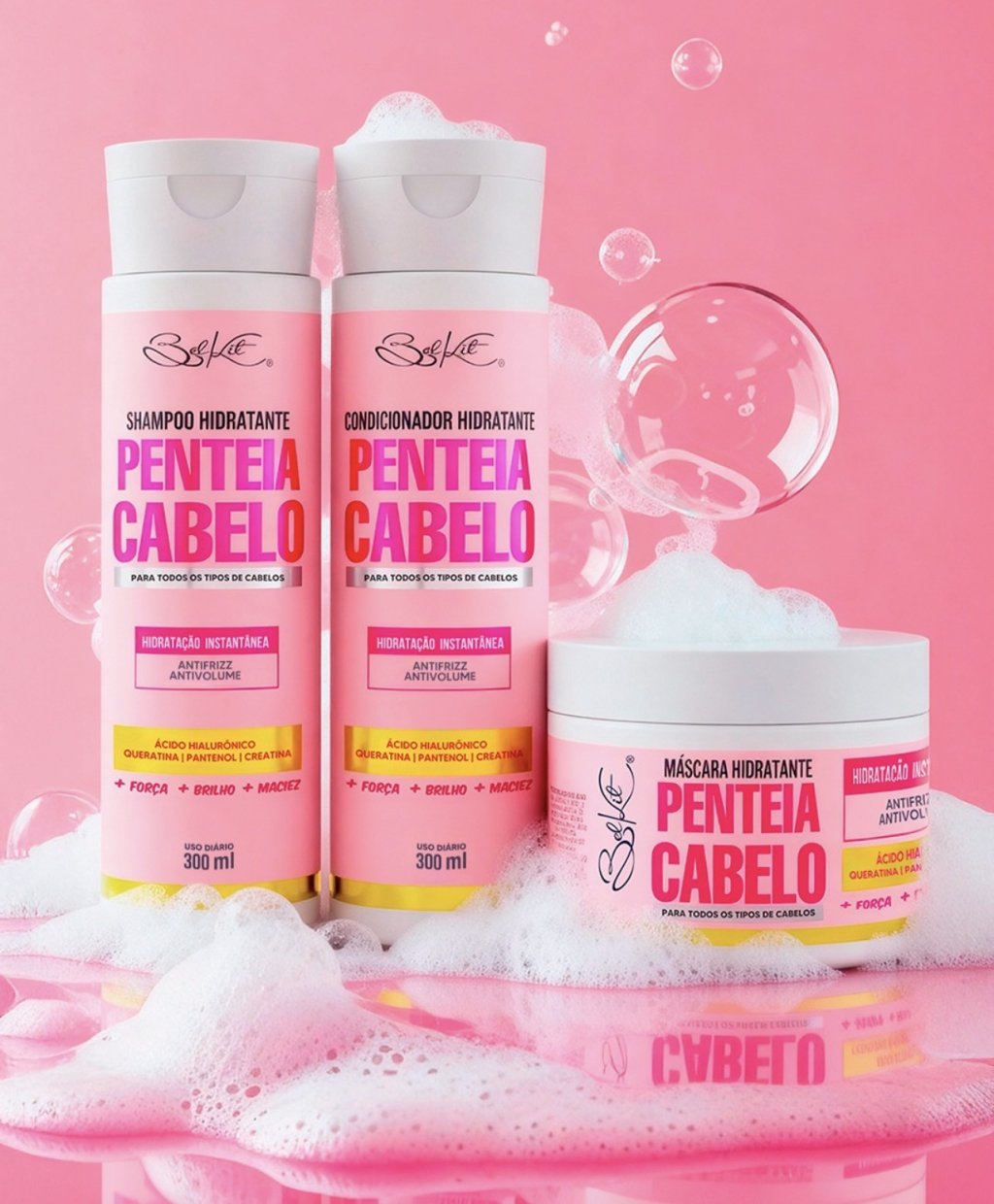 Kit penteia cabelo 